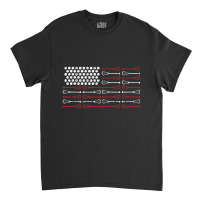 Lacrosse American Flag Lax Mom Classic T-shirt | Artistshot