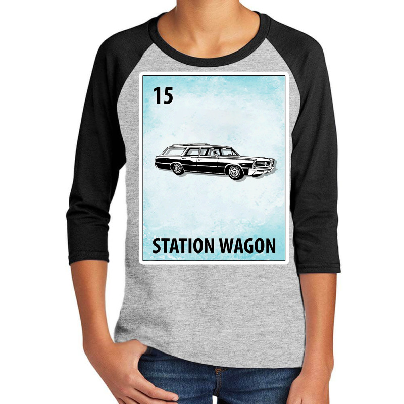 Station Wagon Mexican Cards T Shirt Youth 3/4 Sleeve by MG91 | Artistshot