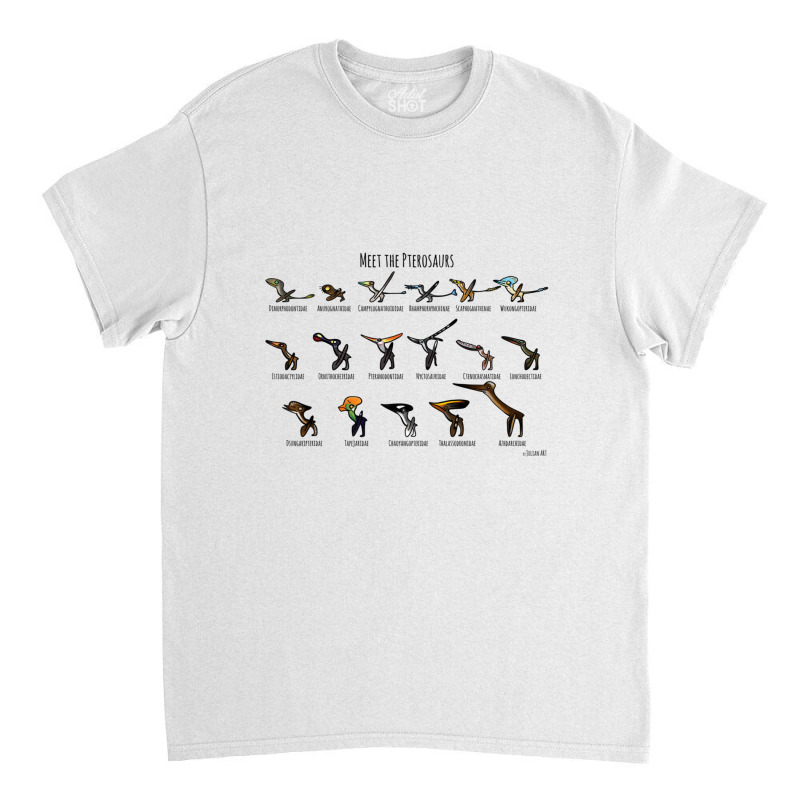 Meet The Pterosaurs For Boyfriend Classic T-shirt | Artistshot