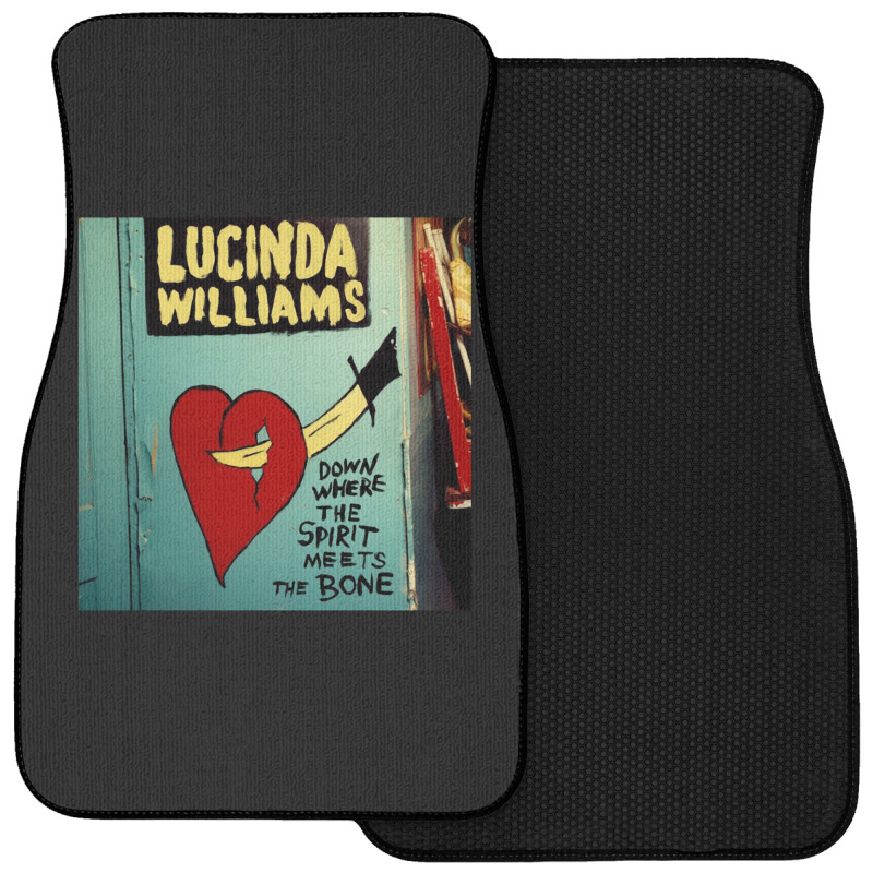 Lucinda Williams Down Where The Spirit Meets The Bone Album Front Car Mat | Artistshot