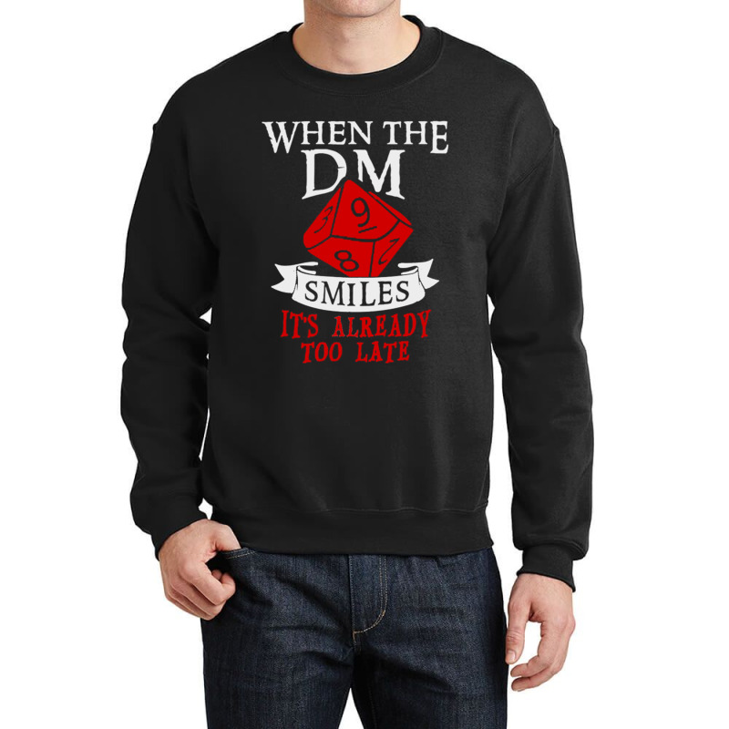 When The Dm Smiles Crewneck Sweatshirt | Artistshot