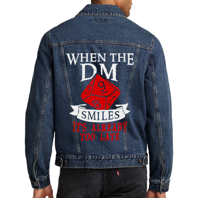 When The Dm Smiles Men Denim Jacket | Artistshot