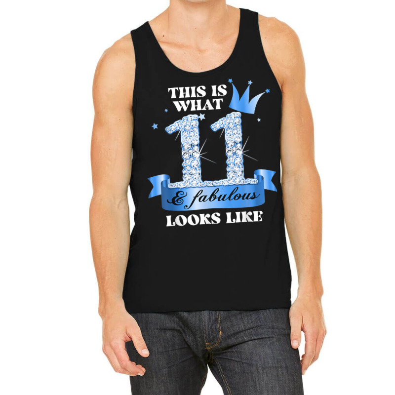 11 & Fabulous I Blue Black Party Group Candid Photo Outfit Tank Top | Artistshot