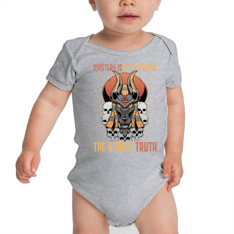 Pharaohs   Mystery Is Not Knowing The Known Truth   Anubis Sweatshirt Baby Bodysuit by vacheu | Artistshot