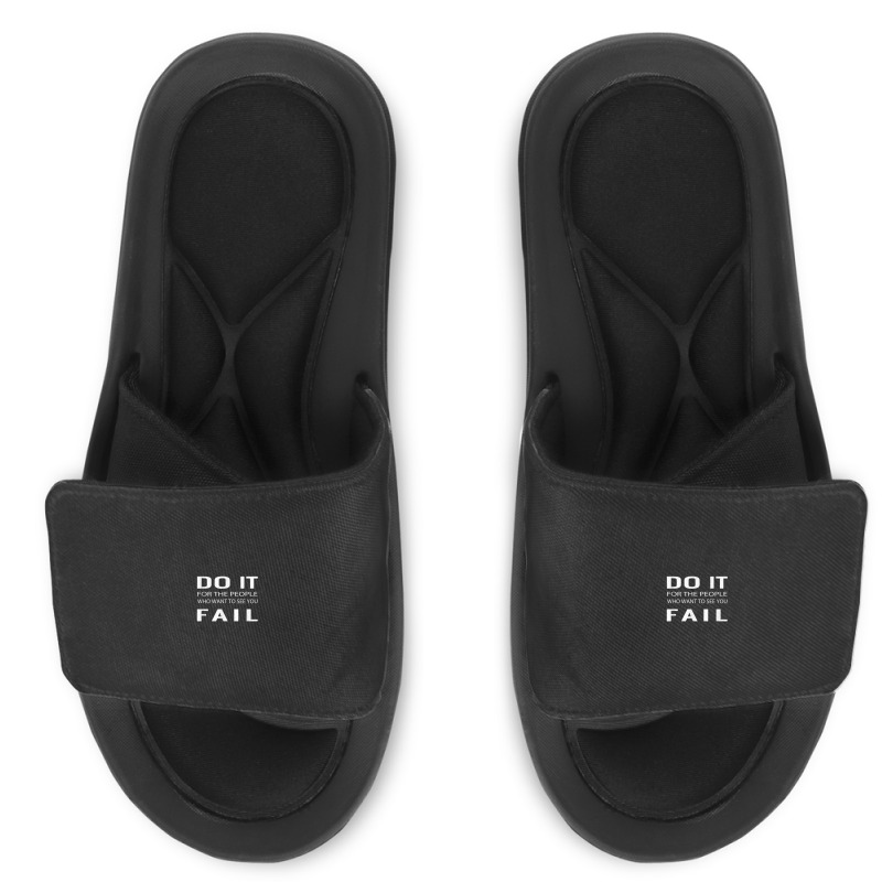 The Peopel Who Want To See Fail To Quote Hamlet Funny Slide Sandal by Uniform | Artistshot