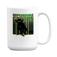 Retro Hopkinsville Goblins Cool Vintage Kentucky Goblin Cryptid Cartoo 15 Oz Coffee Mug | Artistshot