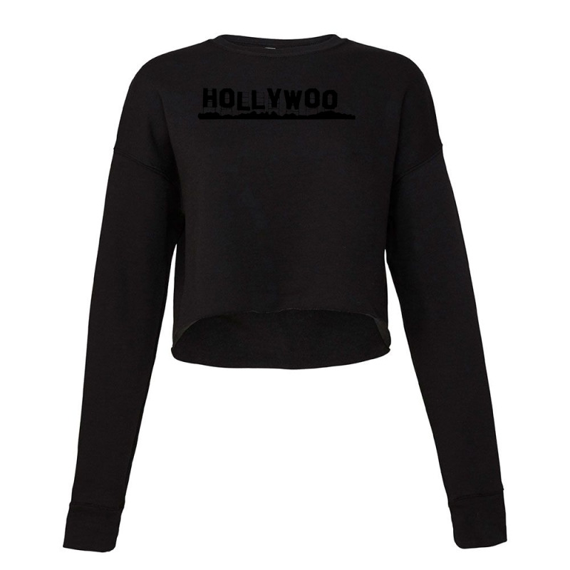 Bojack Horseman Dark Hollywoo Sign Gift Cropped Sweater by ClintonSoto | Artistshot