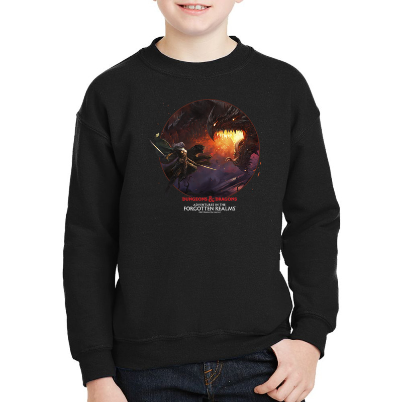 Magic The Gathering Drizzt Fight Youth Sweatshirt by samuelswallace | Artistshot