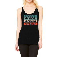 Speech Language Pathology, Language Pathologist Therapy Thanksgiving D Racerback Tank | Artistshot