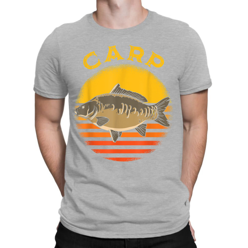 Carp Fishing Reel Rod Carp Fishing In Retro Vintage Style T-shirt | Artistshot