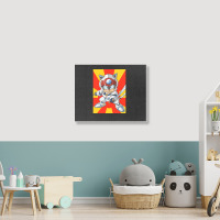 Samurai Pizza Cats Anime Gift Landscape Canvas Print | Artistshot