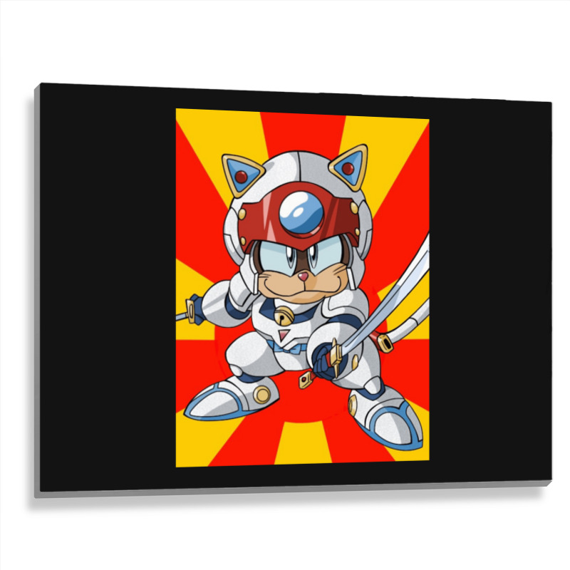 Samurai Pizza Cats Anime Gift Metal Print Horizontal | Artistshot