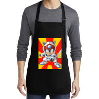 Samurai Pizza Cats Anime Gift Medium-length Apron | Artistshot