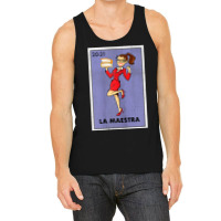 Womens La Maestra Lottery Espanol Gift Spanish Bilingual Teacher Tank Top | Artistshot