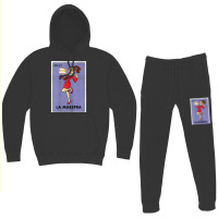 Womens La Maestra Lottery Espanol Gift Spanish Bilingual Teacher Hoodie & Jogger Set | Artistshot