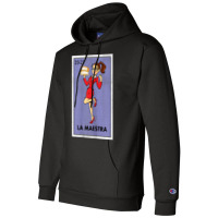 Womens La Maestra Lottery Espanol Gift Spanish Bilingual Teacher Champion Hoodie | Artistshot