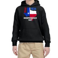 Proud Texas & Independence Day 1836 The Lone Star Flag T Shirt Youth Hoodie | Artistshot