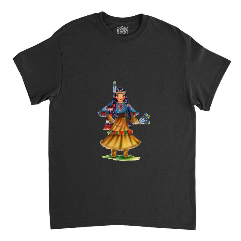 Native American Woman Classic T-shirt by WesleyCopenheaver | Artistshot