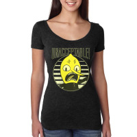 Womens Cn Adventure Time Lemongrab Unacceptable V-neck Women's Triblend Scoop T-shirt | Artistshot