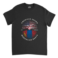 American Grown Mongolian Roots Mongolia Flag Classic T-shirt | Artistshot