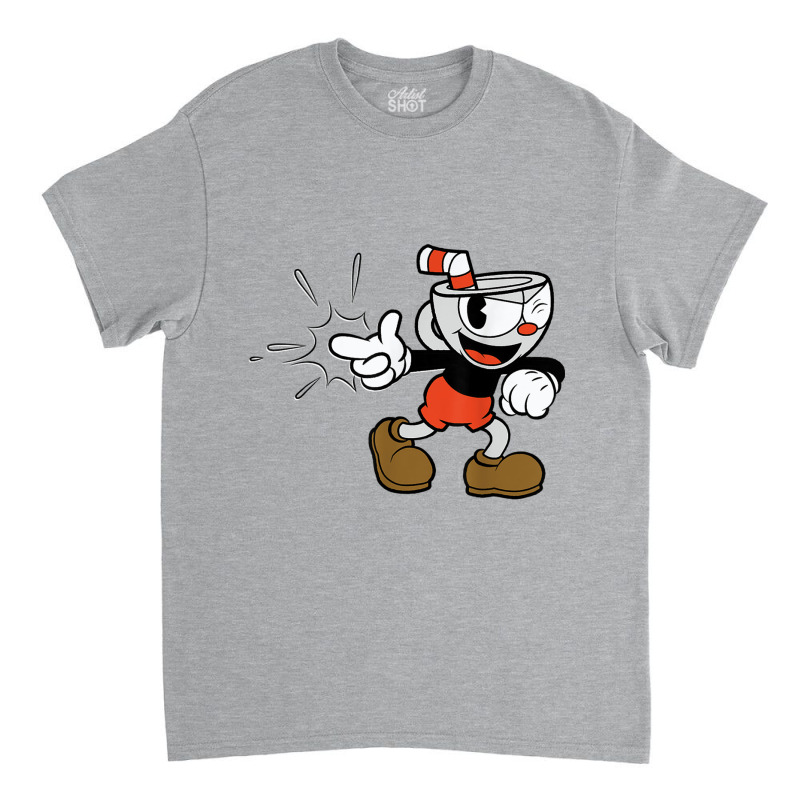 Cup Head Classic Wink With A Snap Graphic Tee Shirt Classic T-shirt | Artistshot