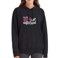 Just A Girl Who Loves Harness Racing Harness Racer Vintage Hoodie | Artistshot