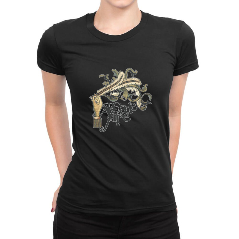 Arcade Fire Funeral Classic T 1 Ladies Fitted T-Shirt by cm-arts | Artistshot