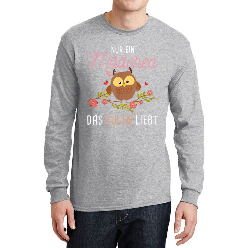 Women Girls Owls Animal Motif Gift Idea Cute Owl Long Sleeve Shirts | Artistshot