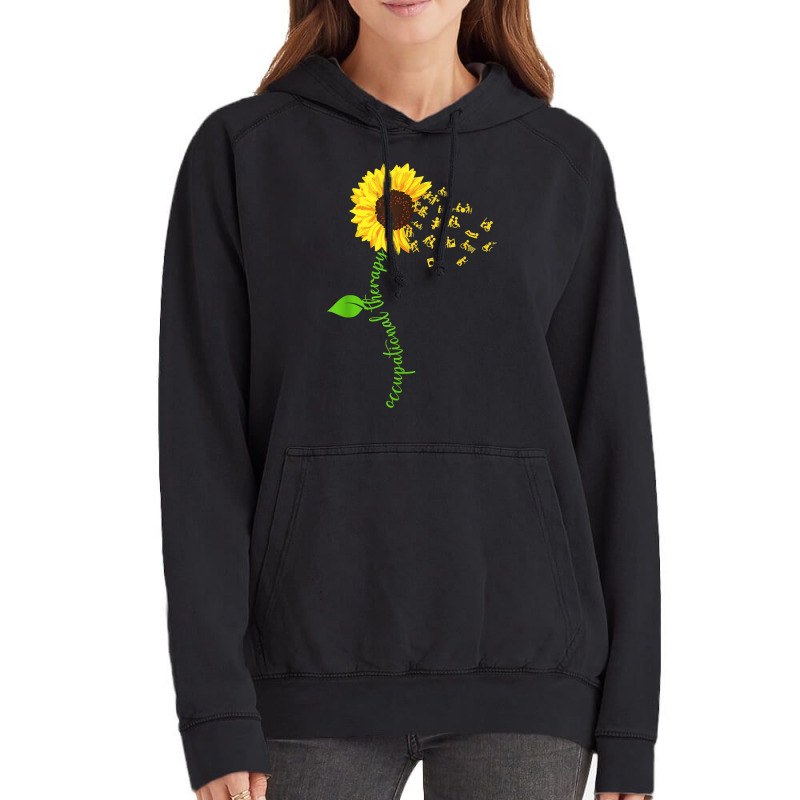 Sunflower Occupational Therapy Costume Ot Therapist Vintage Hoodie | Artistshot