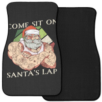 Come Sit On Santa's Lap Funny Santa Claus Christmas Beard Front Car Mat | Artistshot