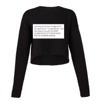 Anthony Bridgerton  Slutty Gentleman Cropped Sweater | Artistshot