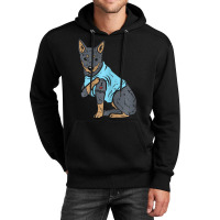 Womens Heeler I Love Mom Animal Pet Red Blue Cattle Dog Women Unisex Hoodie | Artistshot