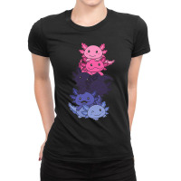 Omnisexual Gender Fluid Pride Lgbtq Axolotl Ladies Fitted T-shirt | Artistshot