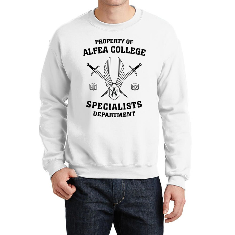 Property Of Alfea College Specialists Department Crewneck Sweatshirt by cm-arts | Artistshot