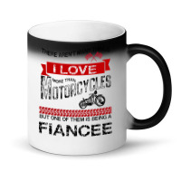 This Fiance Loves Motorcycles Magic Mug | Artistshot
