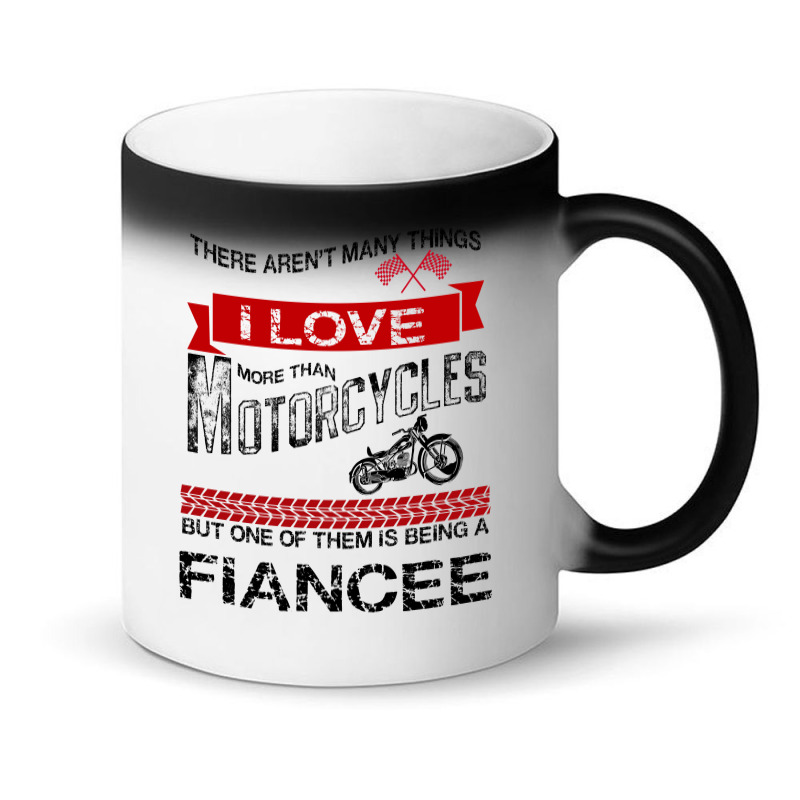 This Fiance Loves Motorcycles Magic Mug | Artistshot