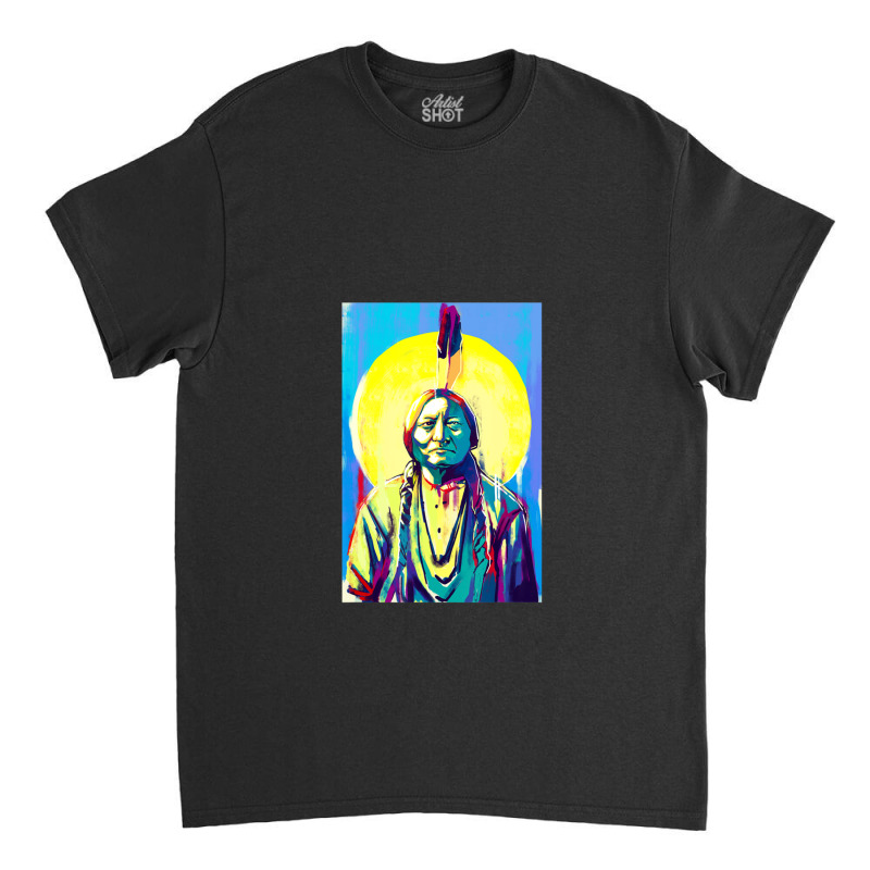 Sitting Bull Native American Classic T-shirt | Artistshot