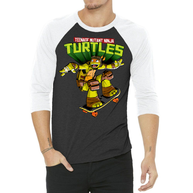 Custom Teenage Mutant Ninja Turtles Michelangelo Skateboard Classic T-shirt  By Cm-arts - Artistshot