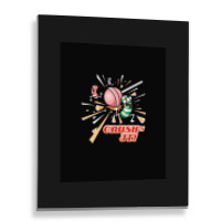 Crush_n It The Candy Crush Way Graphic Metal Print Vertical | Artistshot