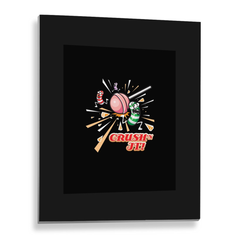 Crush_n It The Candy Crush Way Graphic Metal Print Vertical by MICHAELMOLINA | Artistshot