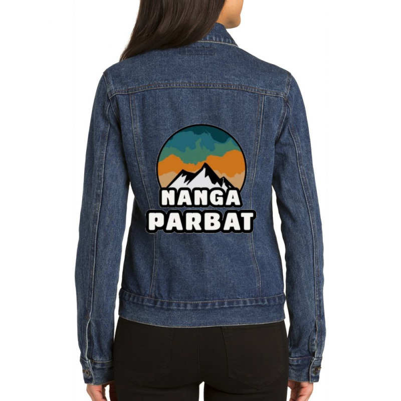 Nanga Parbat  (2) Ladies Denim Jacket by cm-arts | Artistshot