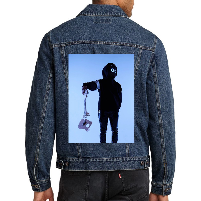 Ngrusak Guitar Art Men Denim Jacket by cm-arts | Artistshot