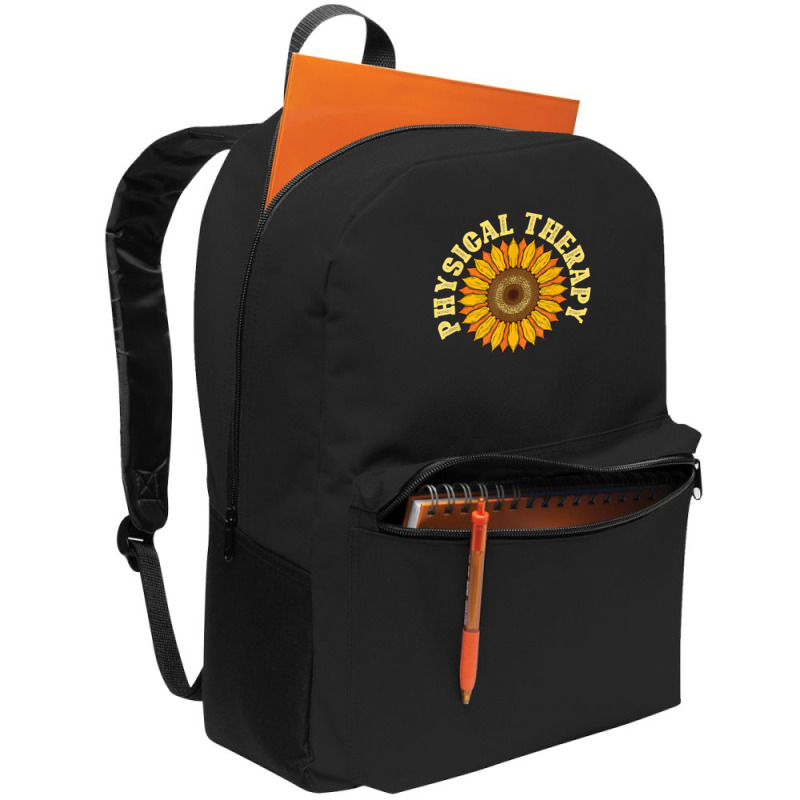 Yellow Flower Sunflower Hippie Pt Therapist Physical Therapy Backpack | Artistshot