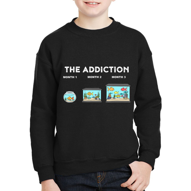 Aquarium Addiction Aquarium Youth Sweatshirt by cm-arts | Artistshot