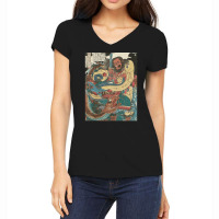 Water Margin, Gongsun Sheng, Kuniyoshi Utagawa, Water, Margin, Water M Women's V-neck T-shirt | Artistshot