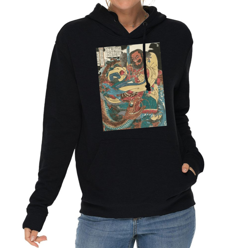 Water Margin, Gongsun Sheng, Kuniyoshi Utagawa, Water, Margin, Water M Lightweight Hoodie by SHOPOD445 | Artistshot