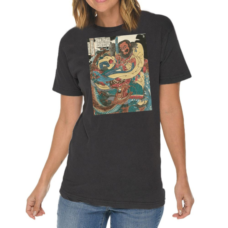 Water Margin, Gongsun Sheng, Kuniyoshi Utagawa, Water, Margin, Water M Vintage T-Shirt by SHOPOD445 | Artistshot