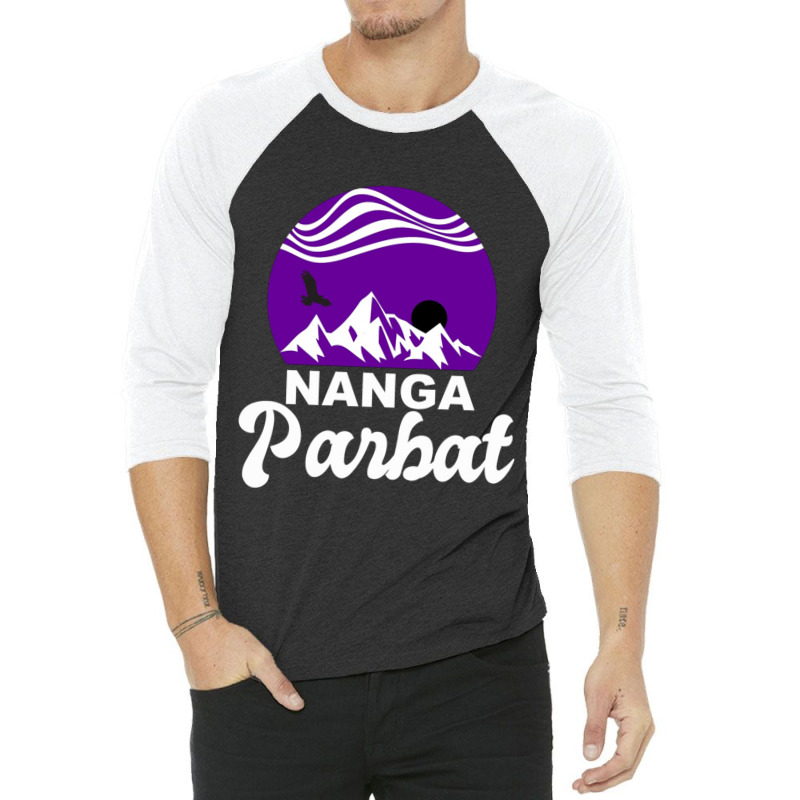 Nanga Parbat 3/4 Sleeve Shirt by cm-arts | Artistshot