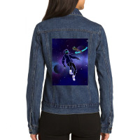 Uke Animation Ladies Denim Jacket | Artistshot