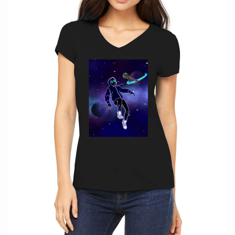 Uke Animation Women's V-Neck T-Shirt by cm-arts | Artistshot